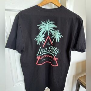 Lira Men’s Large T- shirt crew neck black